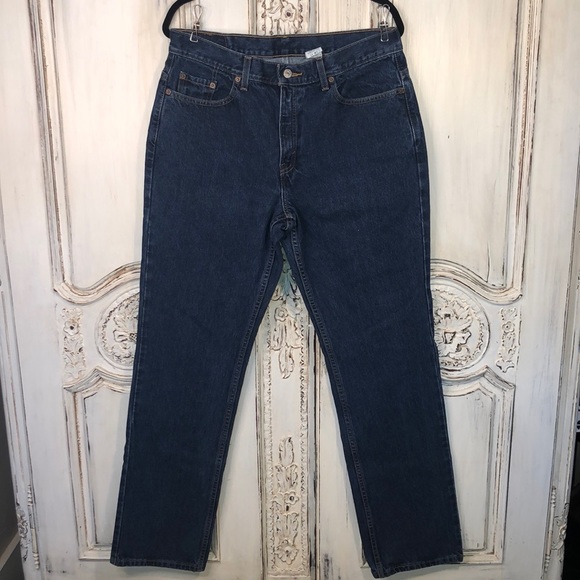 Levi's Denim - Levi’s 505 Low Rise Straight Leg Medium Wash Rigid Zip Close Denim Jeans Size 14
